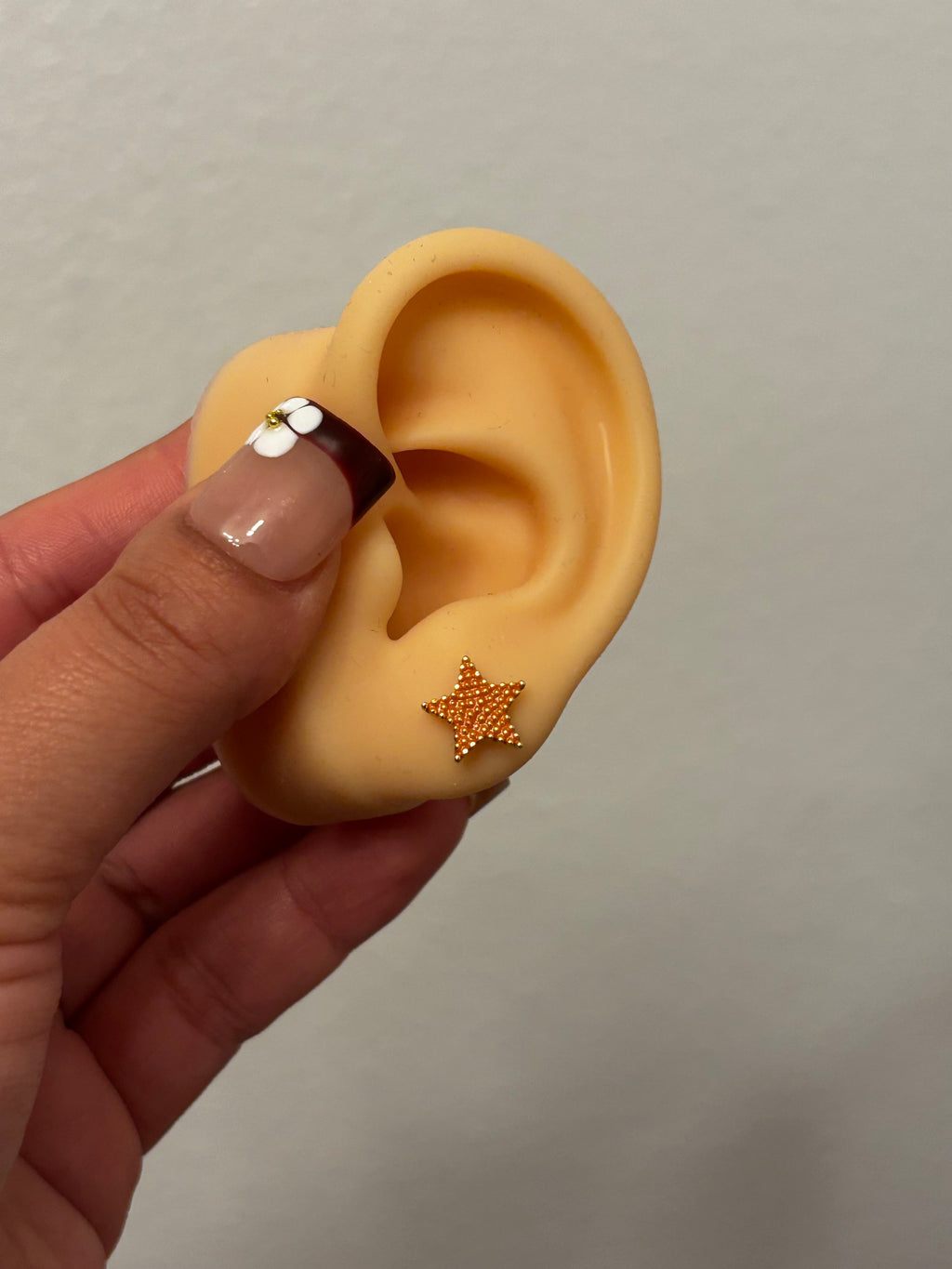 Orange Star Studs