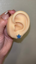 Blue Star Studs