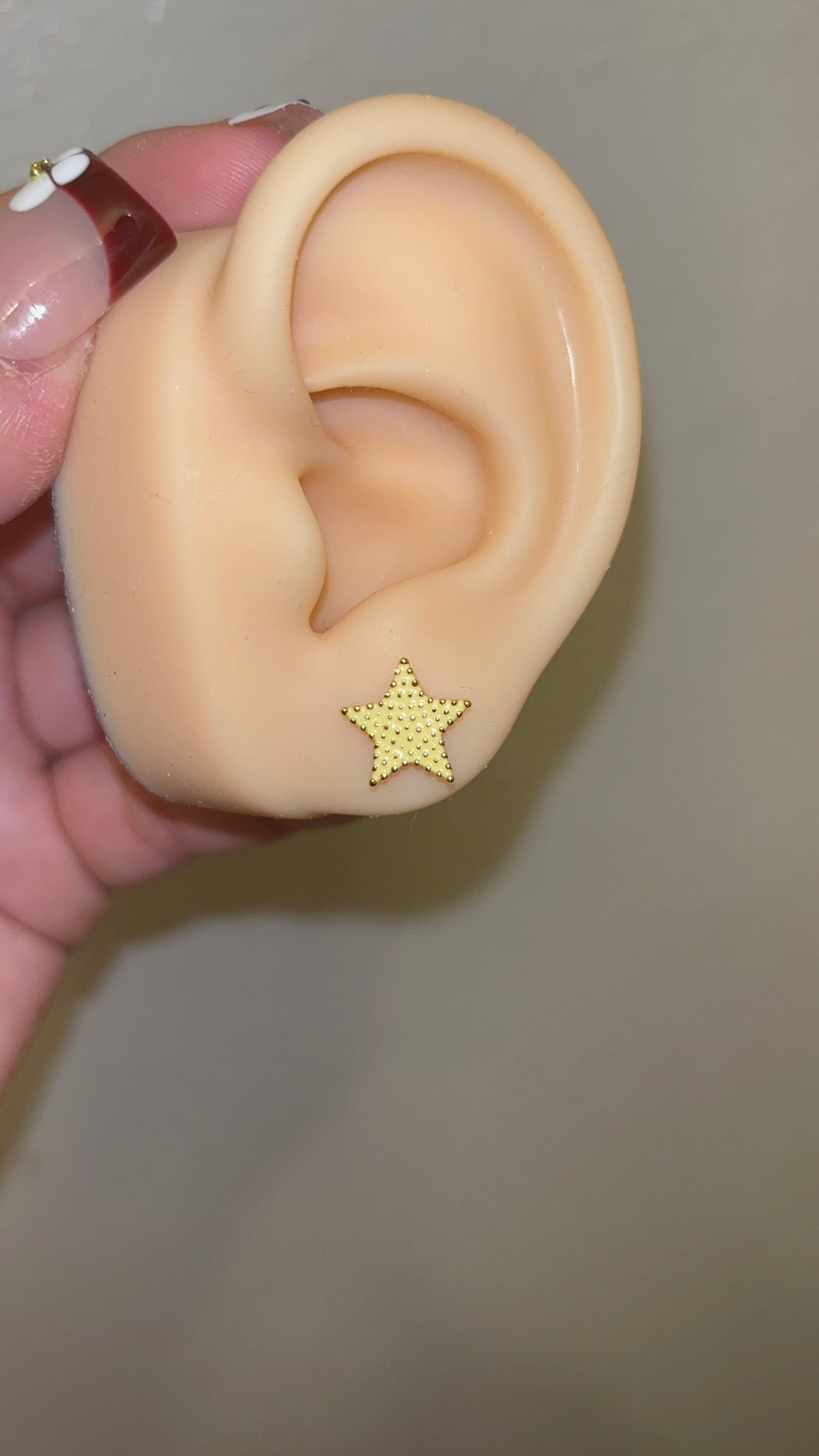 Yellow Star Studs