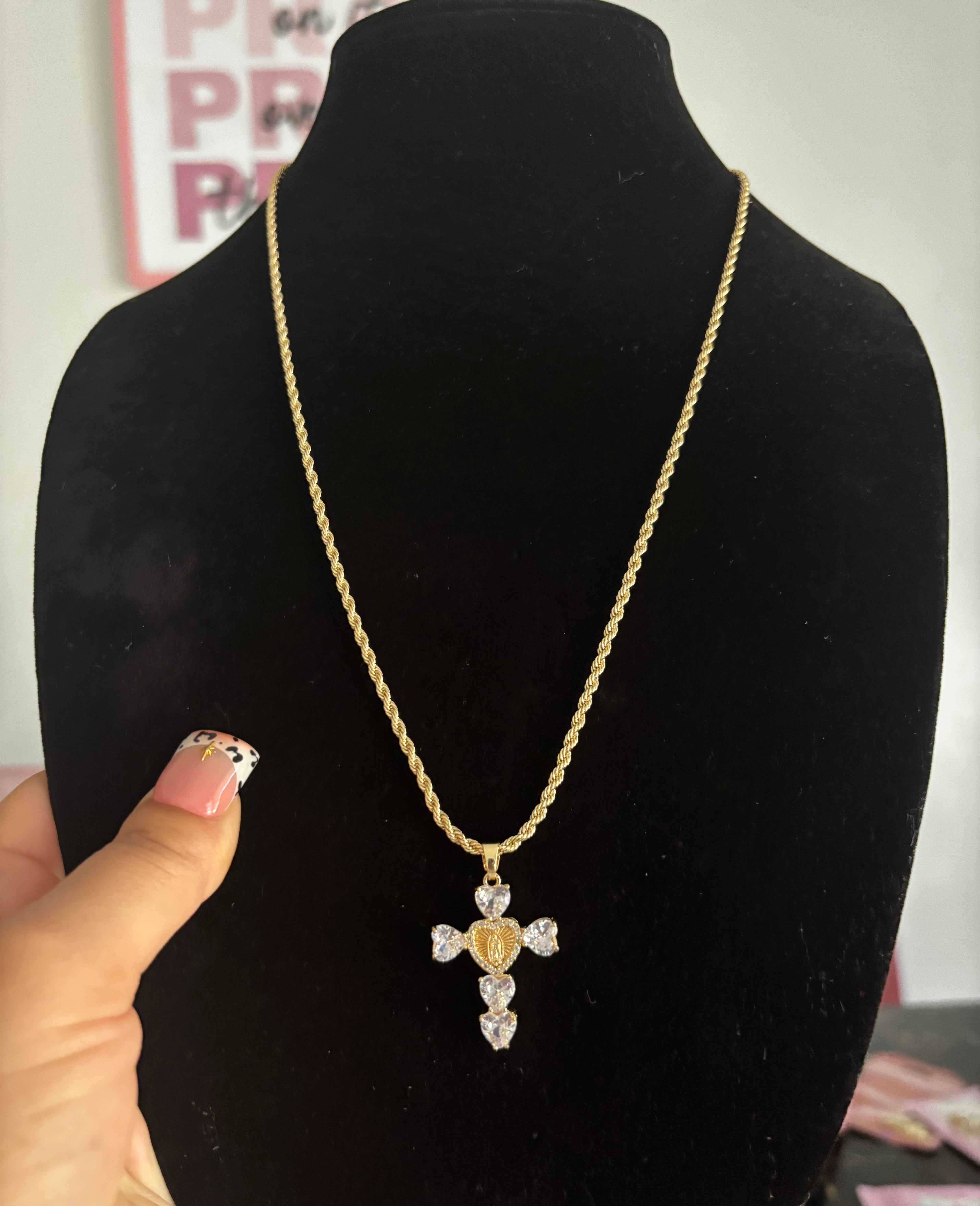 Guadalupe Heart Cross