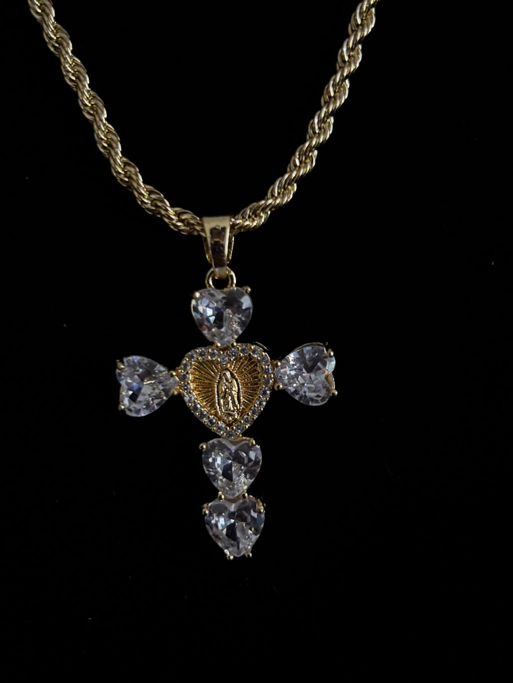 Guadalupe Heart Cross