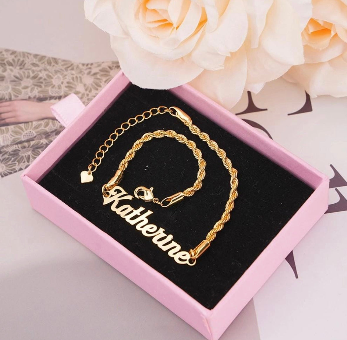 Custom Name Rope Bracelet