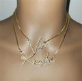 Script Diamond Name Necklace