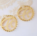 Custom Initial Hoops