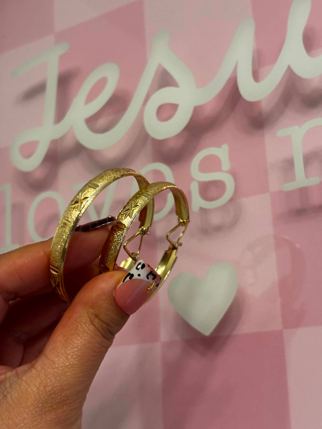 Small Gold Bangle Hoops