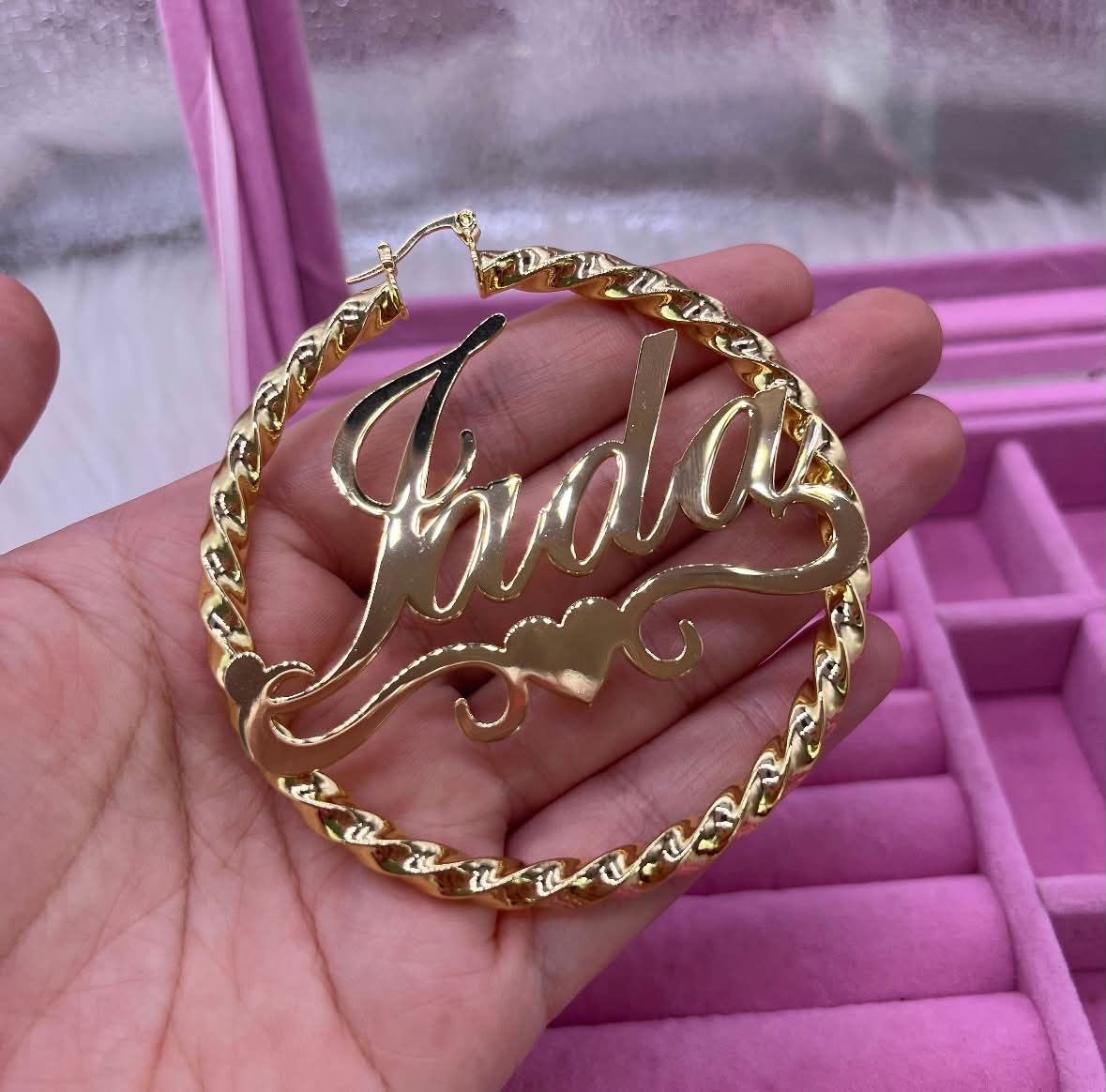 Custom Name Hoops