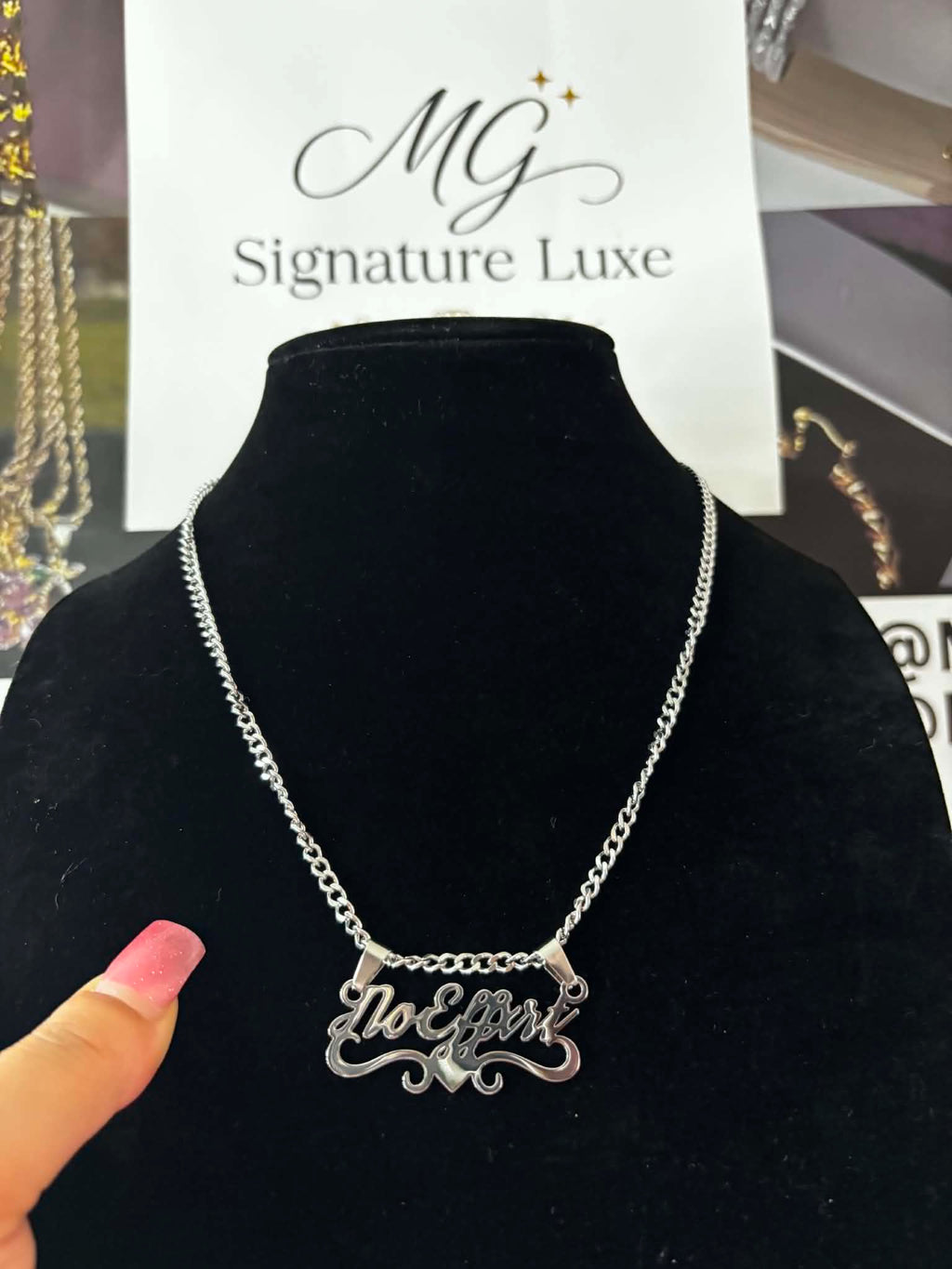 Custom Name Heart Necklace