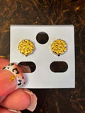 Circle Nugget Studs