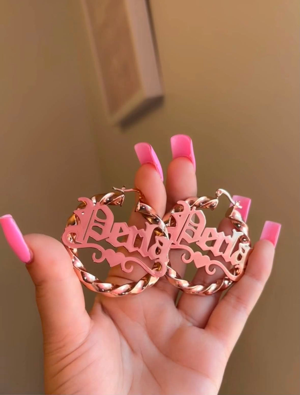 Custom Name Hoops
