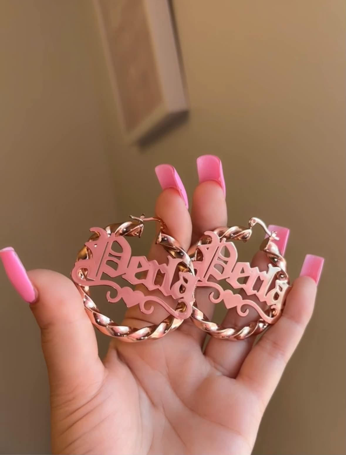 Custom Name Hoops