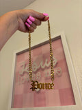 Custom Name 8mm Cuban Chain